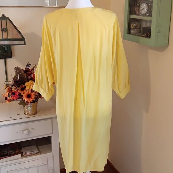 BCBGMaxazria Bright Yellow Shift Y2K - Picture 6 of 8